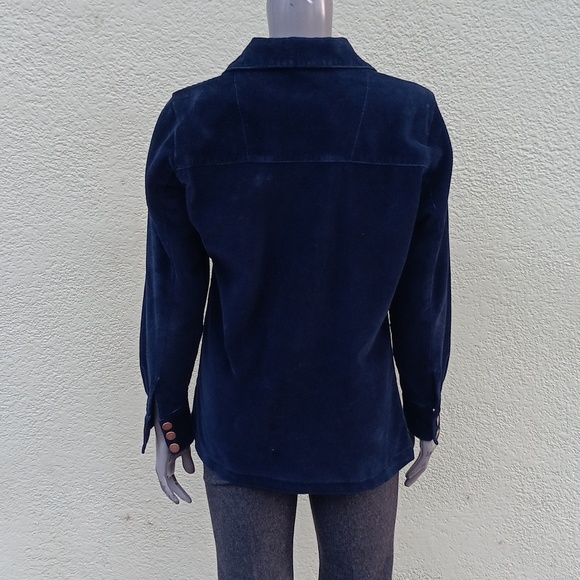 BILL BLASS JEANS *STRETCH* LADIES VINTAGE CORDUROY JACKET W/METAL ACCENTS - Picture 12 of 17